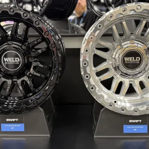 New WELD Off-Road Switft Gloss Black and Silver Wheels Released at PRI 2025.webp