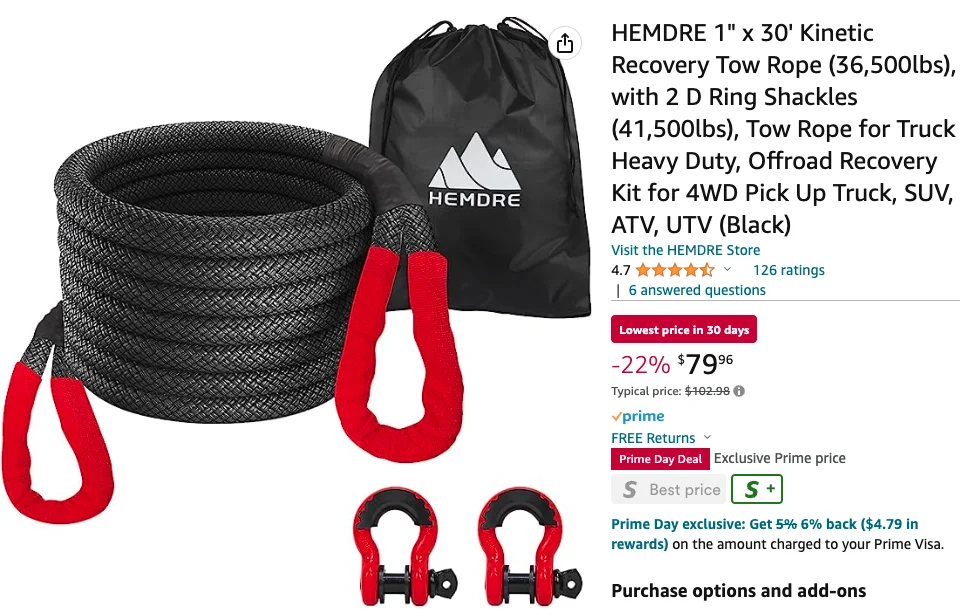 hemdre-30ft-tow-rope.png | Jeep 392 Forum