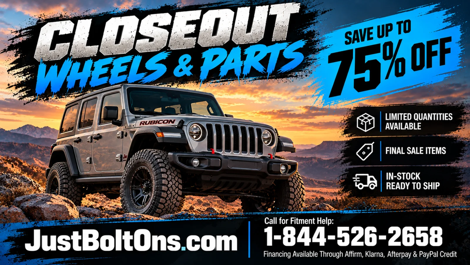 Jeep Wheel & Accessory Closeout Sale! 1,000+ Parts, Method, WELD, FOX & More - Forum Deals.webp