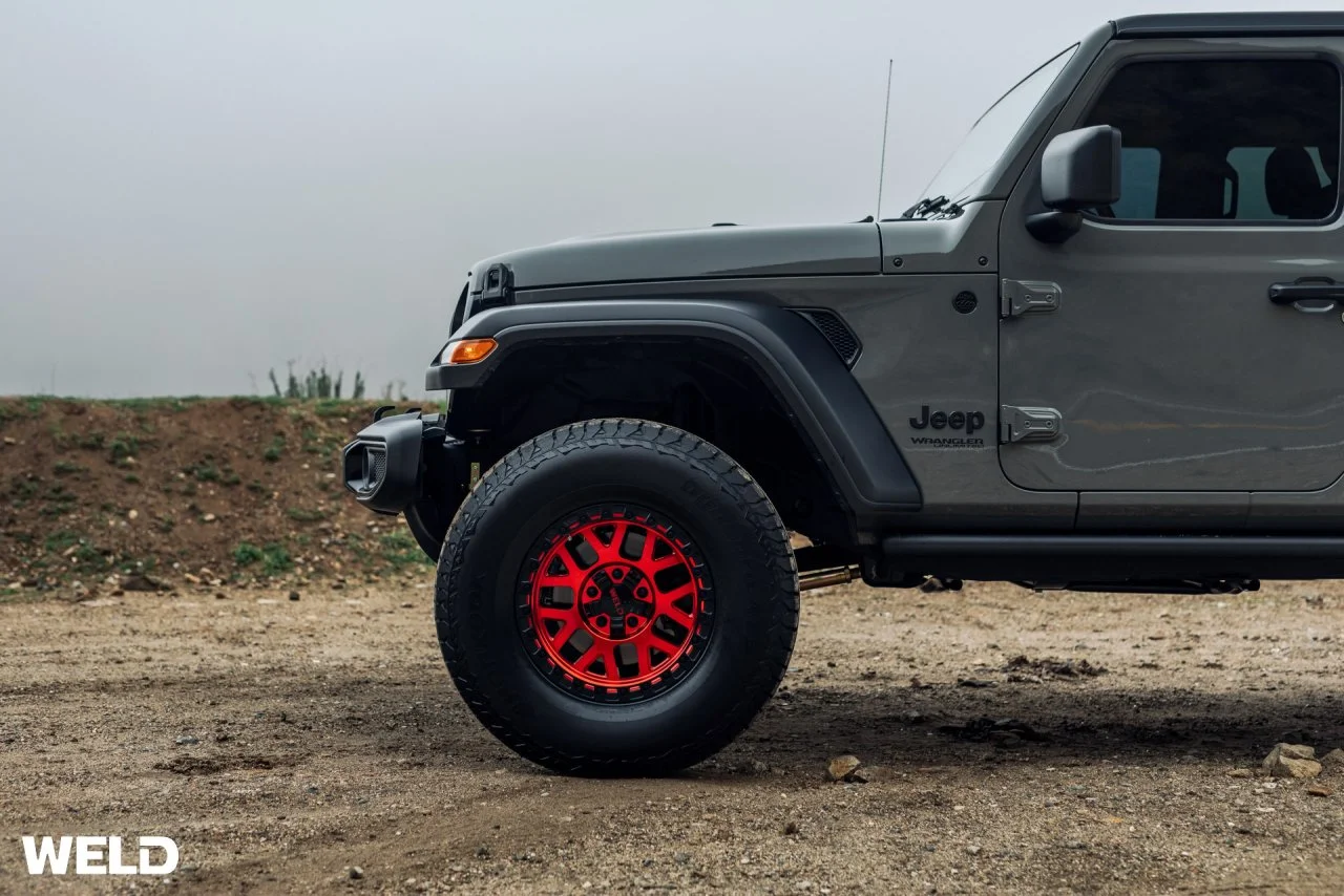 Weld Off-Road 17X9 Cinch 5X114.3 5X127 ET00 BS5.00 Candy Red